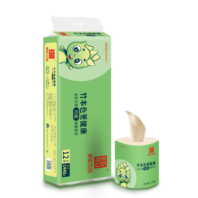 Shaoneng True Color 18 paquetes grandes de papel de pulpa de bambú, papel de dibujo, papel de tejido facial, papel higiénico, papel para el hogar, caja completa de servilletas