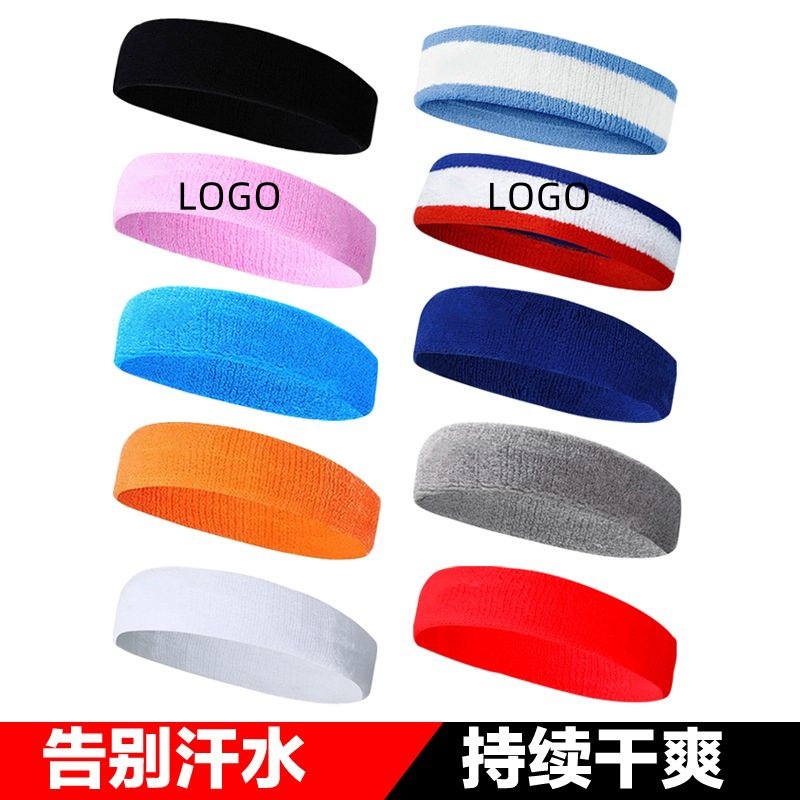 Pure Cotton Suwan Nike Stir-Tip Hook Headband Sweat-Absorbent Sports Anti-Sweat Yoga Men's and Women's Tennis Running Basketball Headscarf