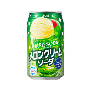 Calpis Soda Japan Imported Asahi Calpis Soda Water Cantaloupe Cream Flavored Carbonated Drink