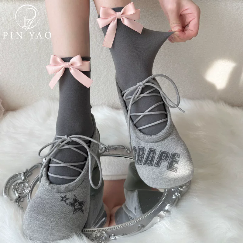 Summer socks with bow