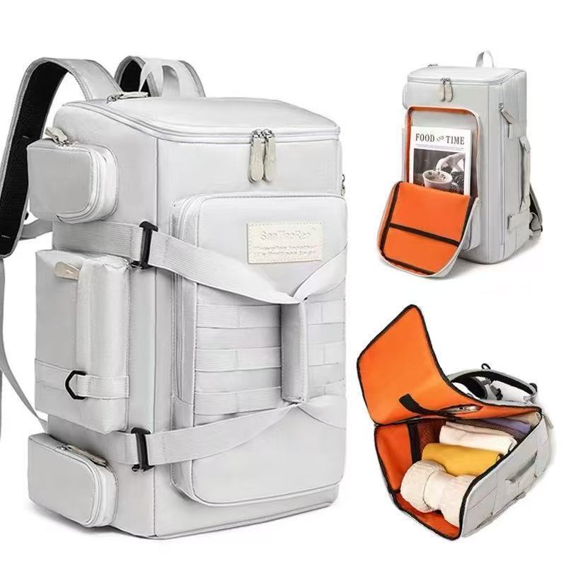 Cross-Border Outdoor Travel Backpack, Large-Capacity Travel Backpack, Men's and Women's Business Trip Commuter Luggage Backpack, Mountaineering Backpack