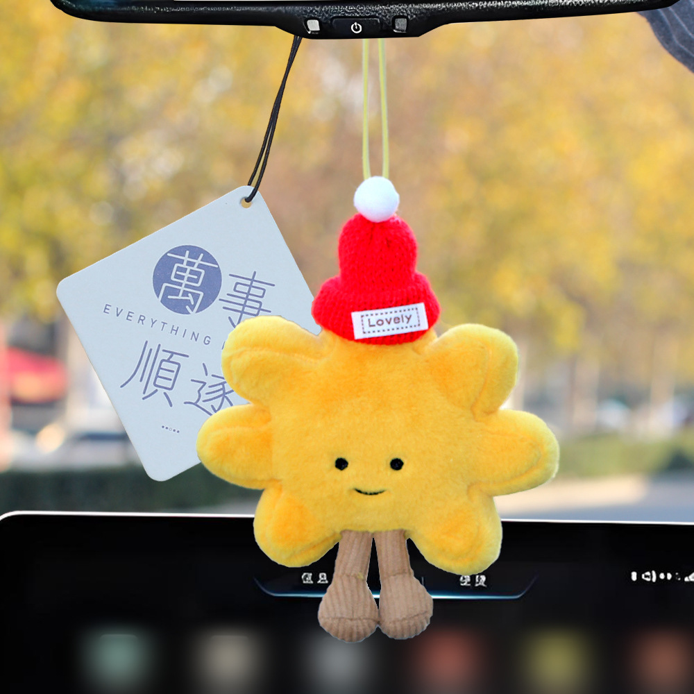 Colgantes de automóviles lindos colgantes de automóviles de sol 2025 nuevos colgantes de espejos retrovisores de automóviles para niñas joyas en línea