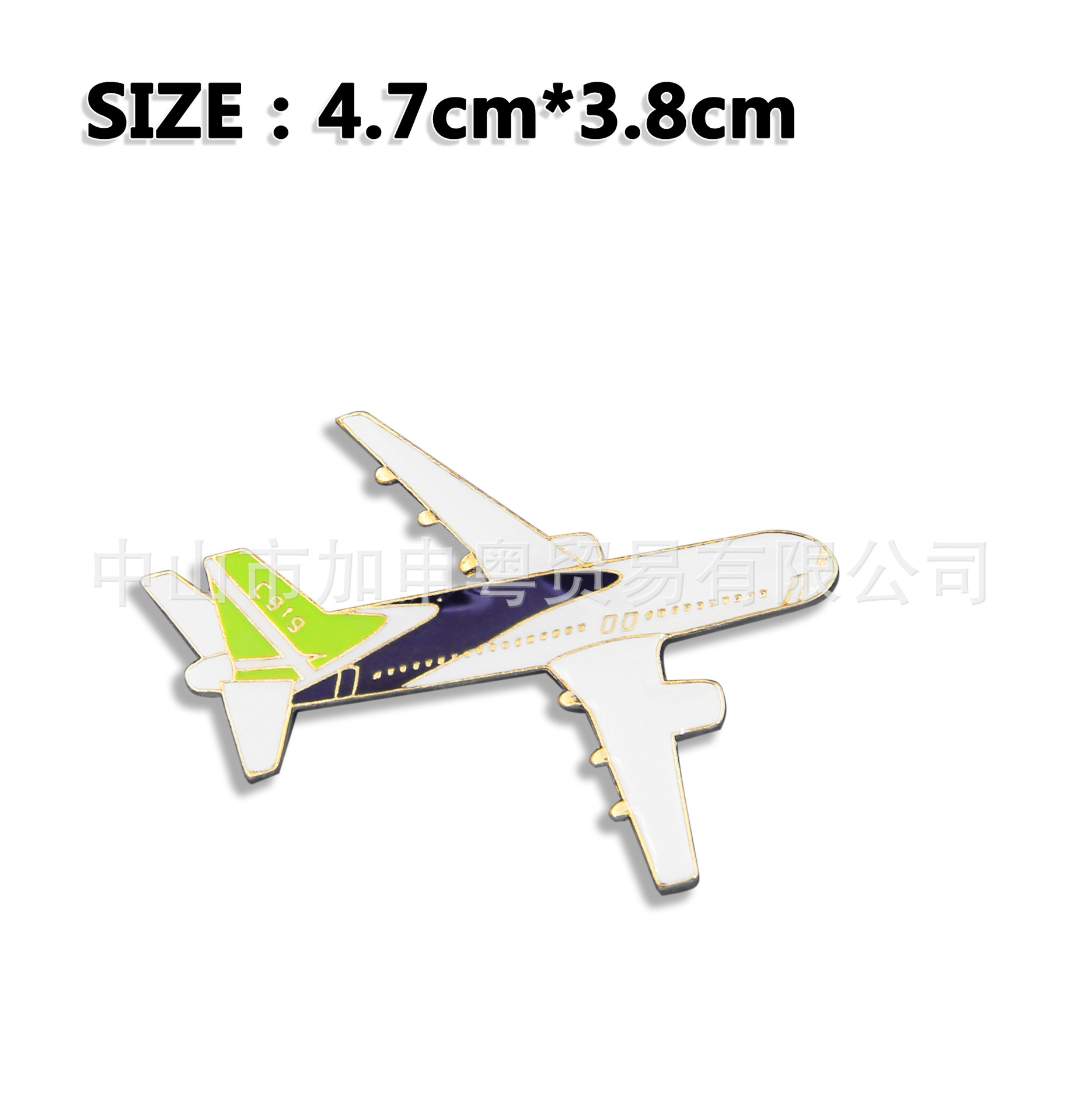 Tendencia de la personalidad combatiente de metal insignia Bombardero Avión insignia helicóptero broche PIN