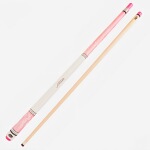 粉色女士台球杆分体小头杆枫木中头九球中式黑八女生入门高档套装