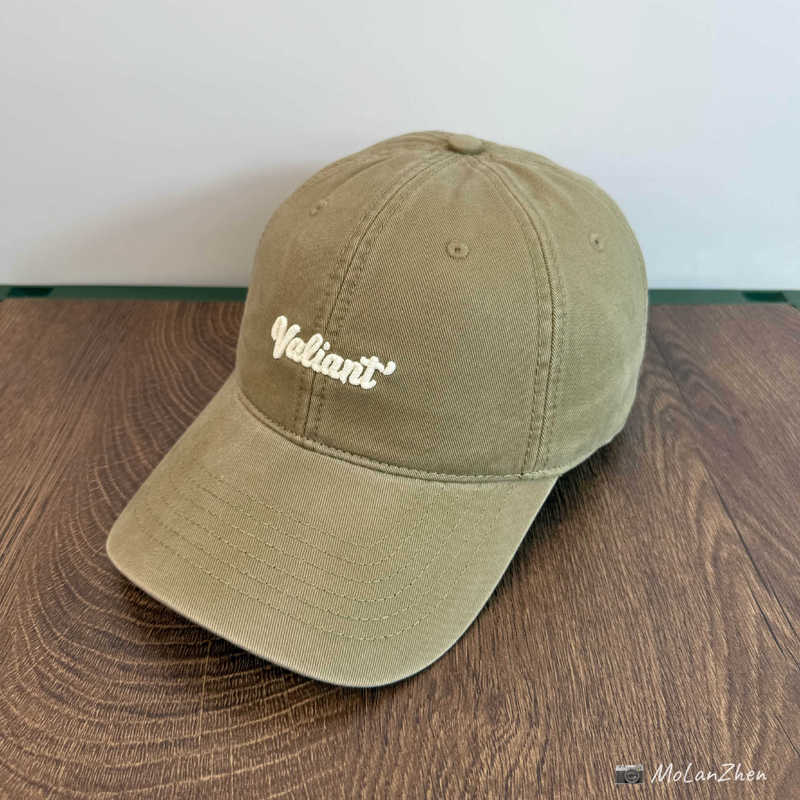 Valianit'立体刺绣软顶水洗棉棒球帽高品质韩版简约百搭鸭舌帽潮|undefined