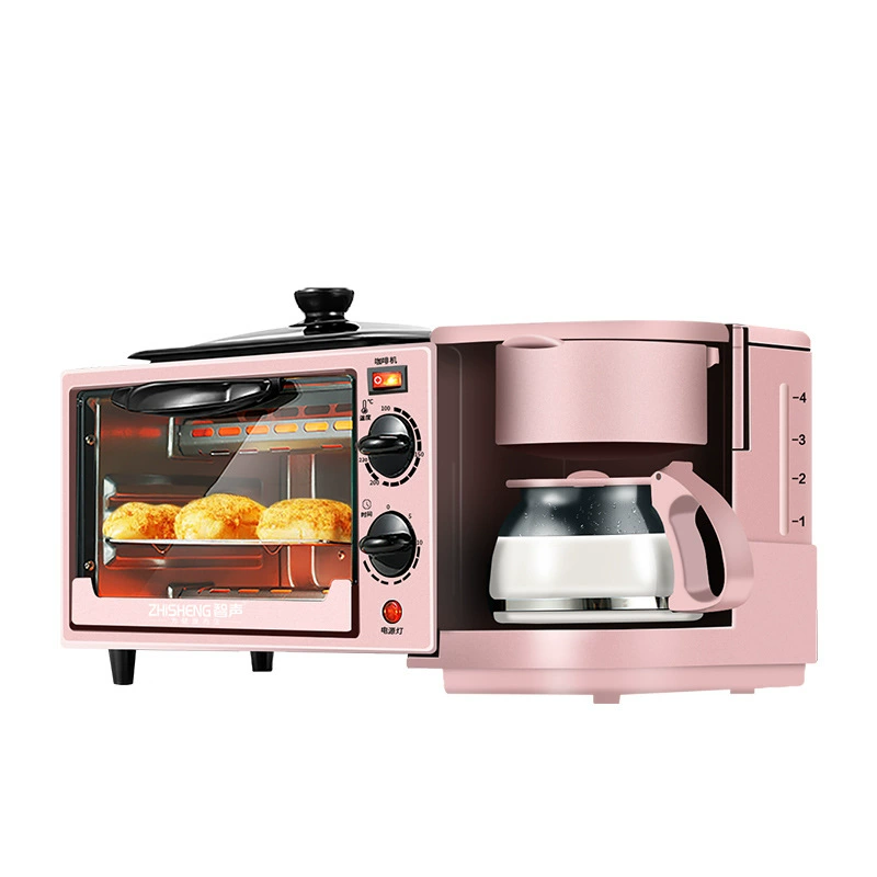 Three-in-one breakfast machine household toaster electric oven toaster sandwich machine manufacturer wholesale event gifts