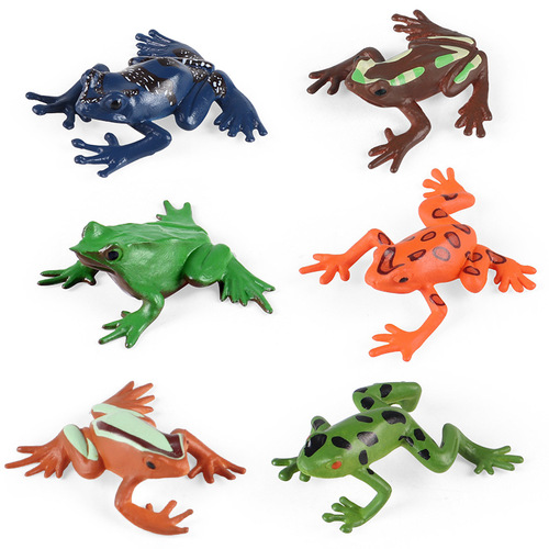 Simulated mini insect frog animal model bullfrog tree frog poison dart frog frog toad toad children's toys