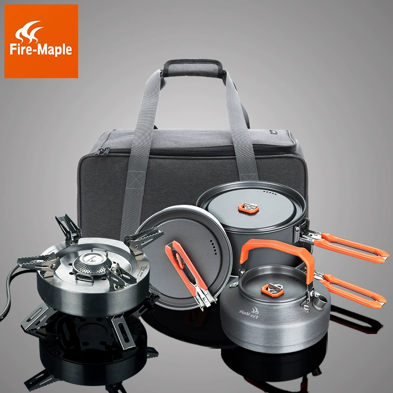 Набор для приготовления пищи Huafeng Outdoor Cooker Cooking Set Optimus Great Power Storbin Feast 4 Set Pot Special Edition Camp Equipment