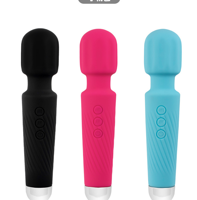 Alien Warrior Rechargeable AV Vibrator with Shaped Head, Button Control, Rose Red — detail image 12