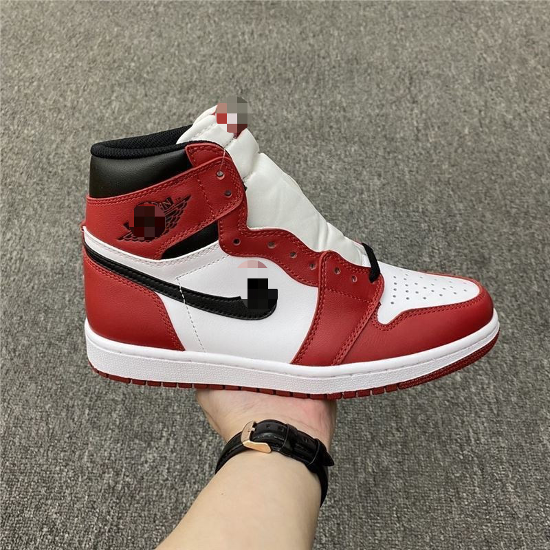 Pure Original Putian Aj1 High High-Top Basketball Shoes Obsidian Chicago University Blue Men's and Women's Trendyy Fashion Sneakers