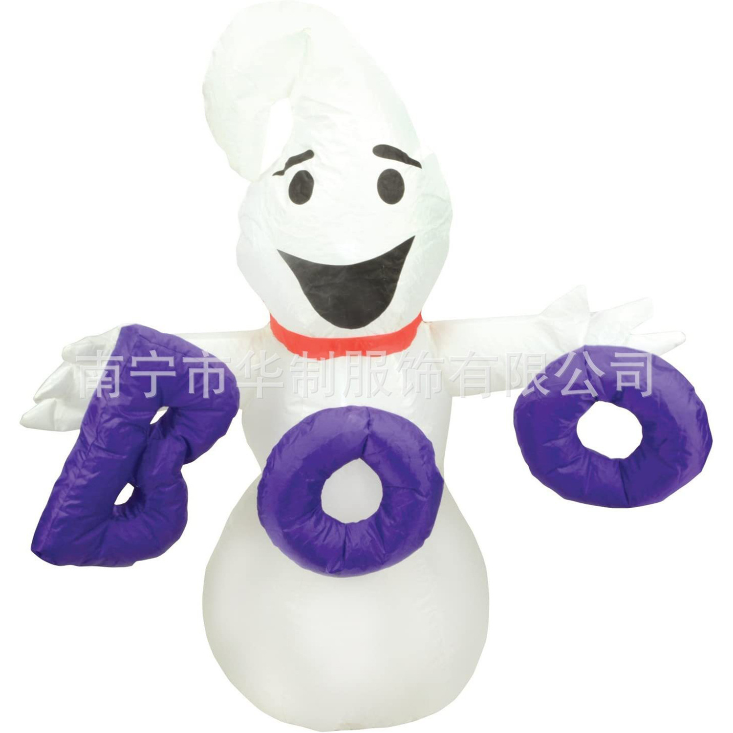 万圣节幽灵鬼节气膜 1.8米万圣白鬼气模 万圣节商场气氛装饰道具