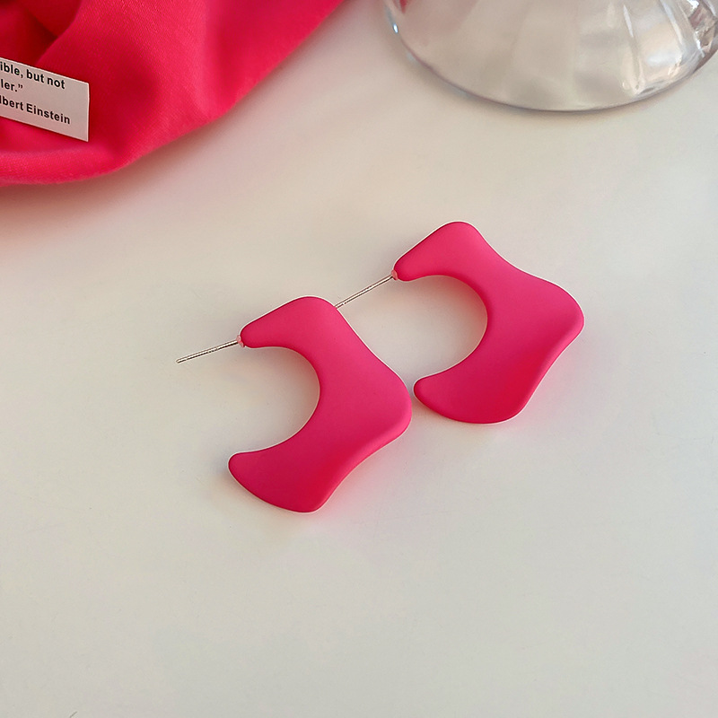 Heart Shape Pattern Women's Gender 1 Pair Simple Style Classic Style Heart Shape Plating Alloy Ear Studs