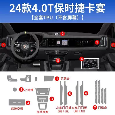 Shift Anti-Scratch Central Control Screen – Car interior film - 24-25-models-full-interior-excluding-screen-40t-40t