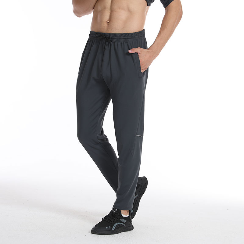 Pantalones deportivos de secado rápido de color sólido Otoño de los hombres Nuevos pantalones sueltos de entrenamiento de baloncesto fitness al aire libre pantalones casuales hombres