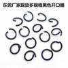 The source manufacturer supply dumb black iron C ring gold opening single -circle bronze connection buckle DIY handmade accessories