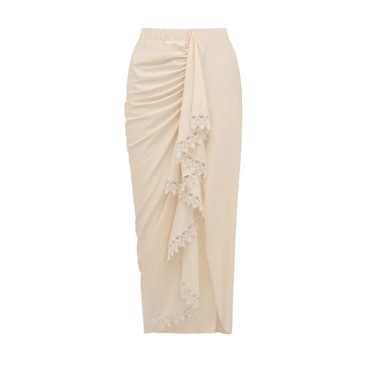Roupa feminina > Maiô feminino slim fit de uma peça, cor sólida, com detalhes em renda, conjunto de maiô moderno e sexy, perfeito para praia e piscina._voghion.com