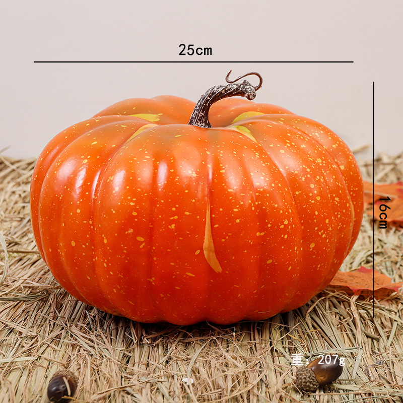 Simulación transfronteriza espuma calabaza modelo Halloween Acción de Gracias decoración de Navidad props disparo decoración de calabaza falsa image 57