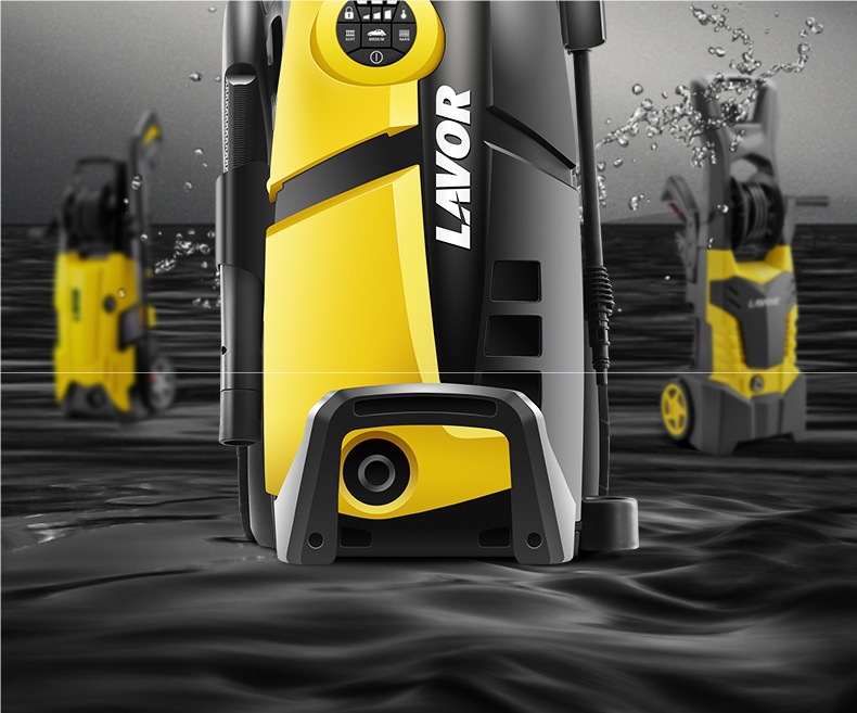Lava High-Pressure Car Washing Machine Household 220V Supercharged Water Gun Courtyard Cleaning Machine Car Brushing Machine Artifact Powerful Floor Washing Pump