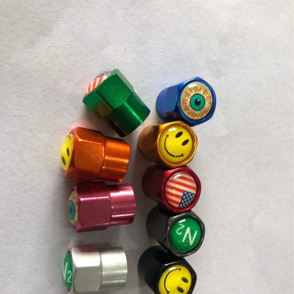 Цвет клапана из алюминиевого сплава Французский велосипедный клапан крышка клапана основной инструмент ·