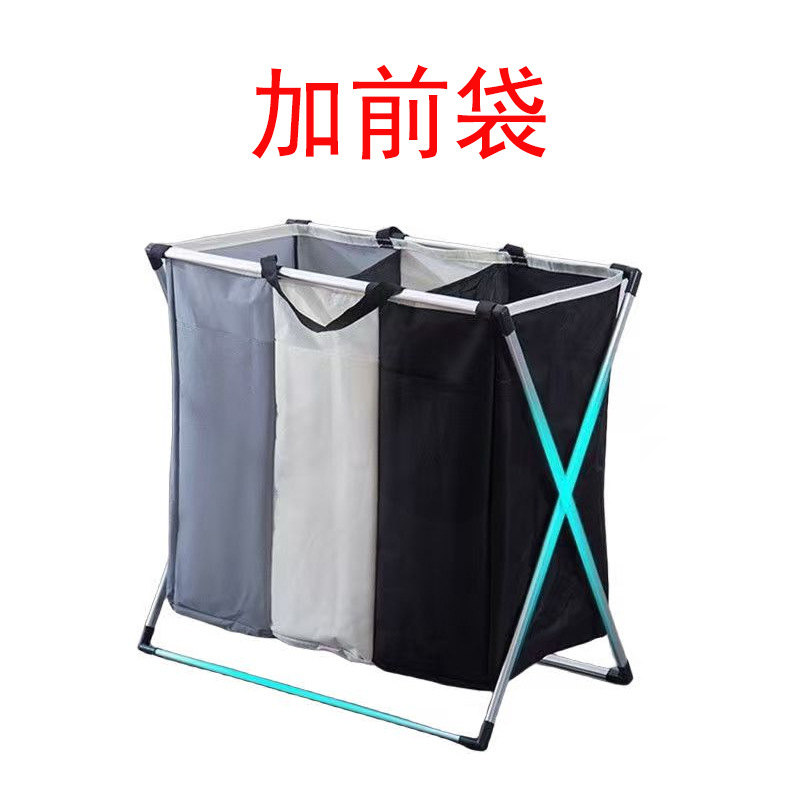 Bolsa de lavandería de tela Oxford - Transfronteriza (Amazon), tamaño grande, canasta de ropa sucia, plegable, con asa de espuma, también para almacenar juguetes, portátil