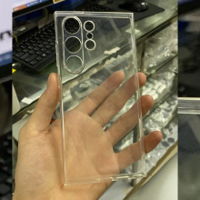 适用三星s24ultra透明手机壳软胶TPU精孔保护套