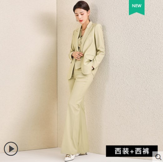 Light green suit + trousers