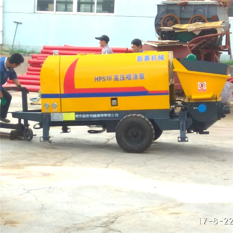 HP10-10-33型建筑工程砂浆细石喷涂泵 新赛高压混凝土输送泵