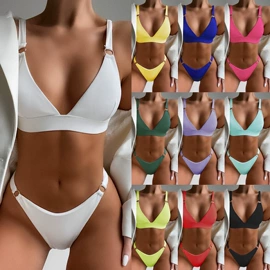 比基尼;连体泳衣;三件套泳装