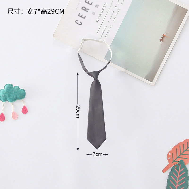 Pajarita para niños Corbata para niños coreanos Pajarita para bebés de color rojo vino de moda