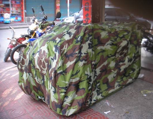 Thickened 210D Oxford Cloth Atv Cover Rainproof and Sunproof All-Terrain Vehicle Cover Atv Cover Black/Camouflage