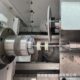 CNC turning and grinding machine, rubber roller turning and grinding compound machine, printer rubber roller turning and grinding machine,