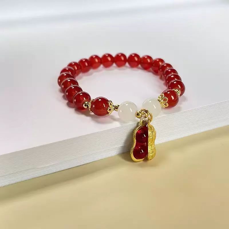 Good Luck Peanut Fortune Bracelet Women's Best Friend Gift New Palace Style Bracelet New Chinese Style Hanfu Accessories