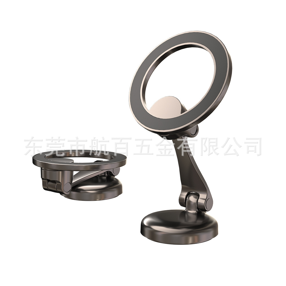 Magsafe soporte para teléfono móvil para automóvil panel de instrumentos para automóvil navegación giratoria de 360 grados soporte para teléfono móvil magnético plegable