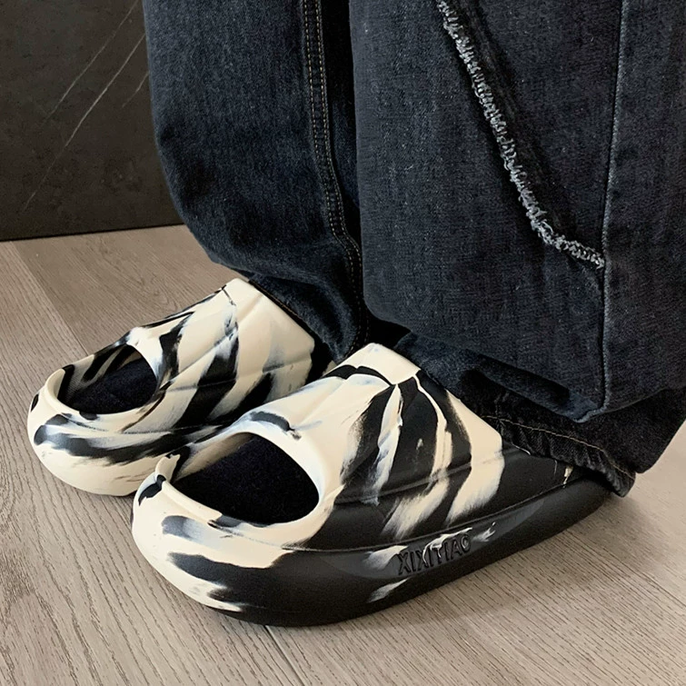 Summer neon slippers for leisure indoor platform, sports slide
