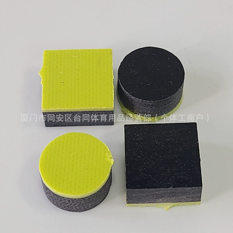 14 мм Миката Кожа Черная с желтой кожаной головкой для бильярда