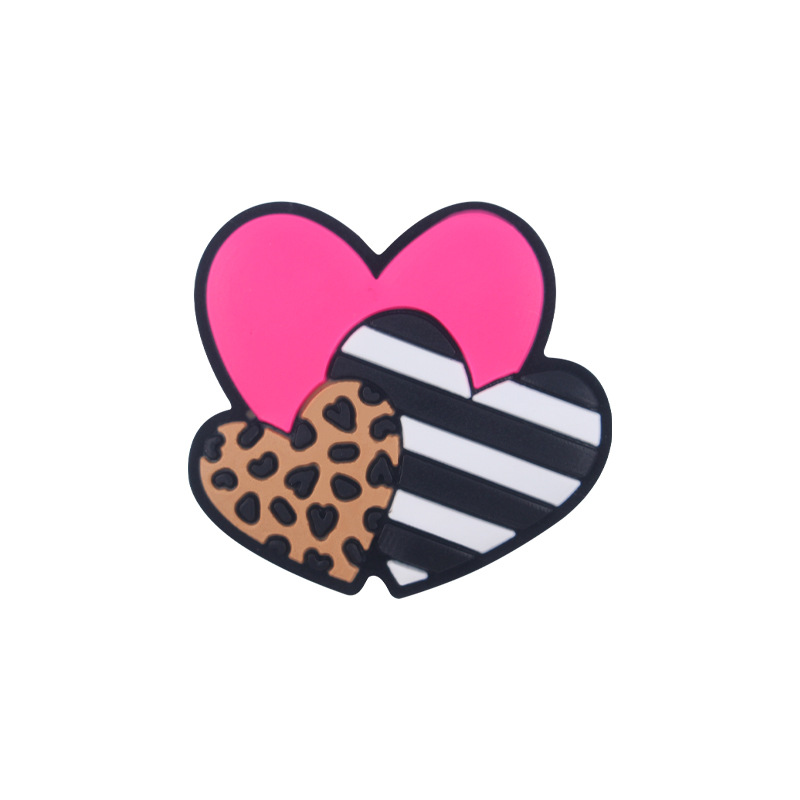 Nuevo bebé de dibujos animados Día de San Valentín tres amor pequeño mordedor creativo DIY bebé molar pezón cadena Accesorios