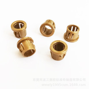 Longsan Factory Direct Sales 0811 Power Cord Buckle 11mm Gold Cassette Cable Protection Ring Buckle Type Cable Protection Sleeve