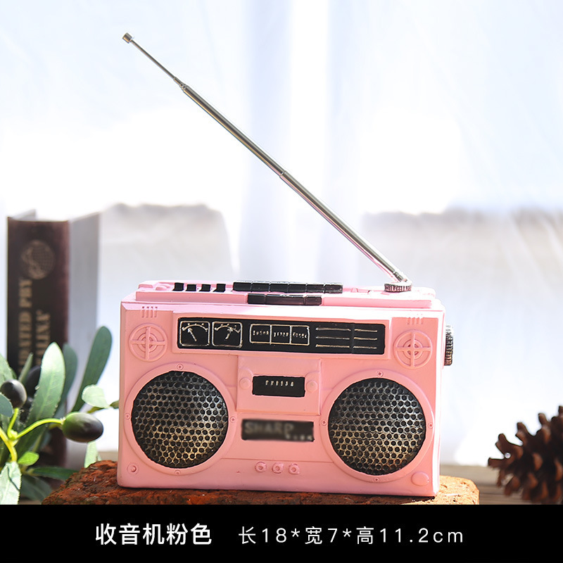 Zakka雑貨家庭装飾品レトロ古い工芸品装飾品古いラジオ|undefined