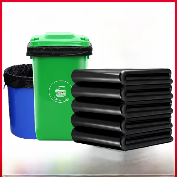 Large garbage bags large thick large black hotel property oversized plastic bags disposable commercial