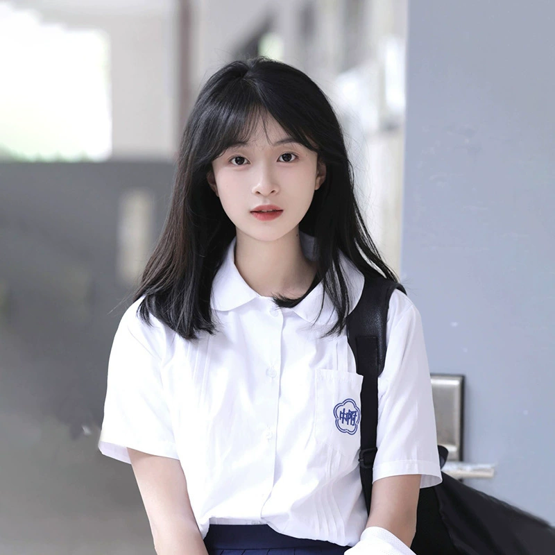 Тайваньская форма средней школы женская рубашка с короткими рукавами jk