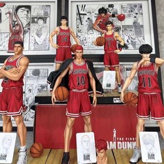 スラムダンク湘北五虎流川楓桜木花道宮城良田三井寿模型フィギュア置物
