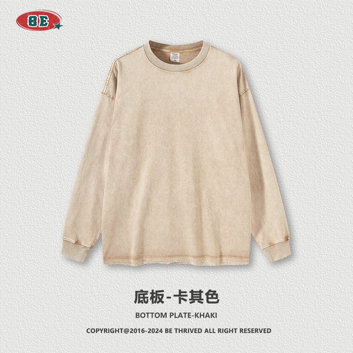 Be customizado| 2025 otoño y invierno marcas de moda estadounidenses digitales de impresión directa de inyección de manga larga camiseta de comercio exterior personalizada transfronteriza
