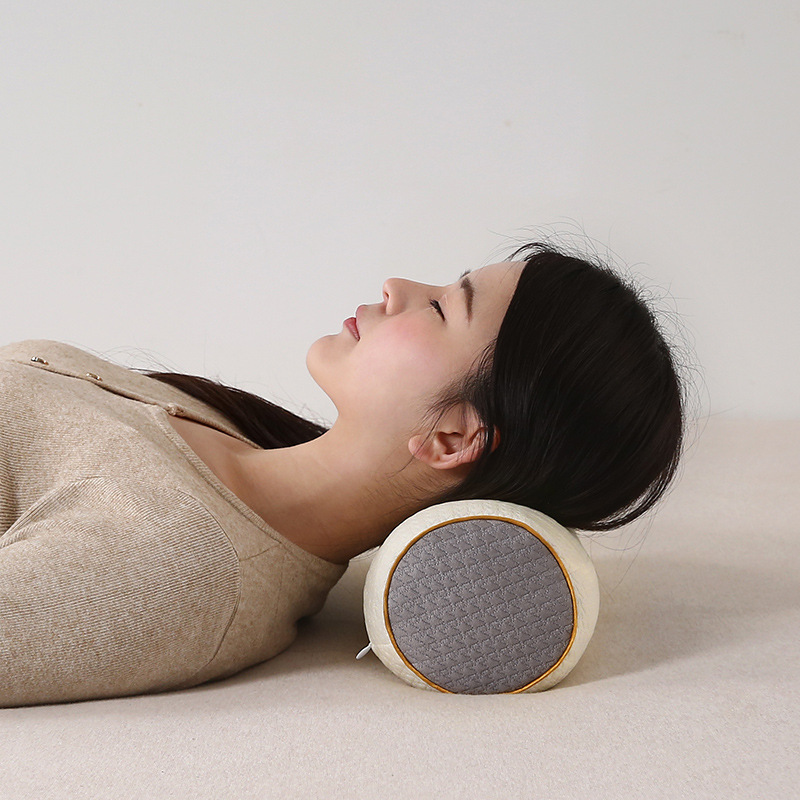 大人用三角頚椎枕、睡眠補助、リカバリー、逆アーチ矯正、特別な全そばハードキャンディーネックピロー|undefined