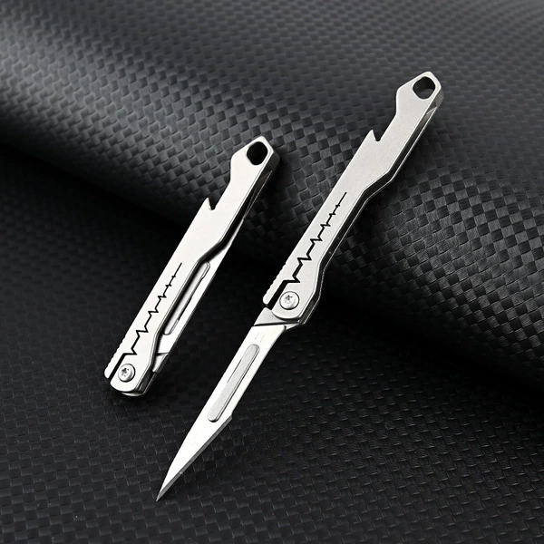 Titanium alloy beauty knife