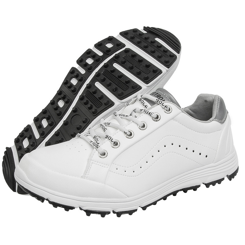 718 Factory Direct Supply Golf Shoes Casual Men's Fixed Spikes Breathable Caddy Shoes