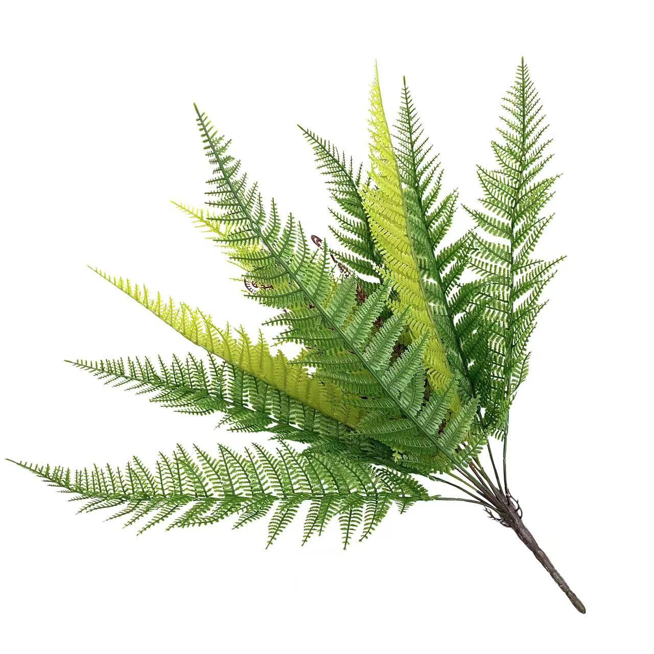 Artificial Fern Green Plants Persian Leaf Simulation Home Wedding Plant Wall Decoration Ornaments Small Tree Props Wholesale