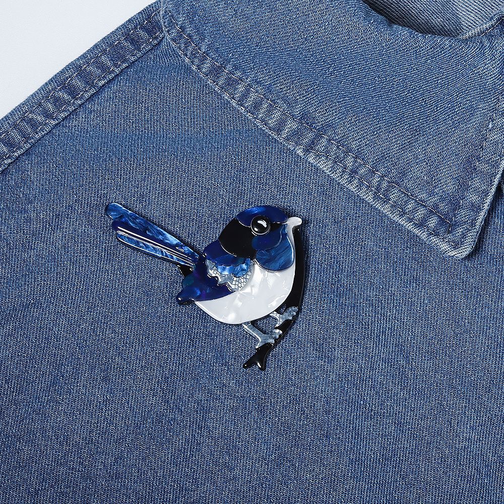 Stoving Varnish Design Cute Style Cute Pin Magpie Arylic Stoving Varnish Unisex Brooches