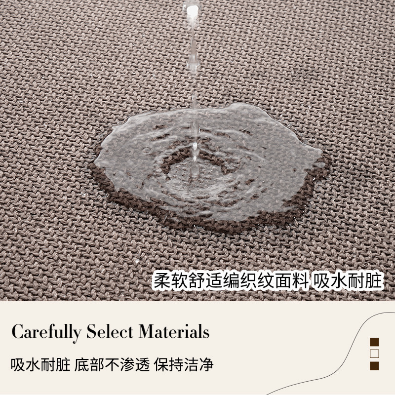 亚麻编织浴室地垫卫生间吸水垫门口防滑垫子脚垫洗手间进门垫地毯|undefined