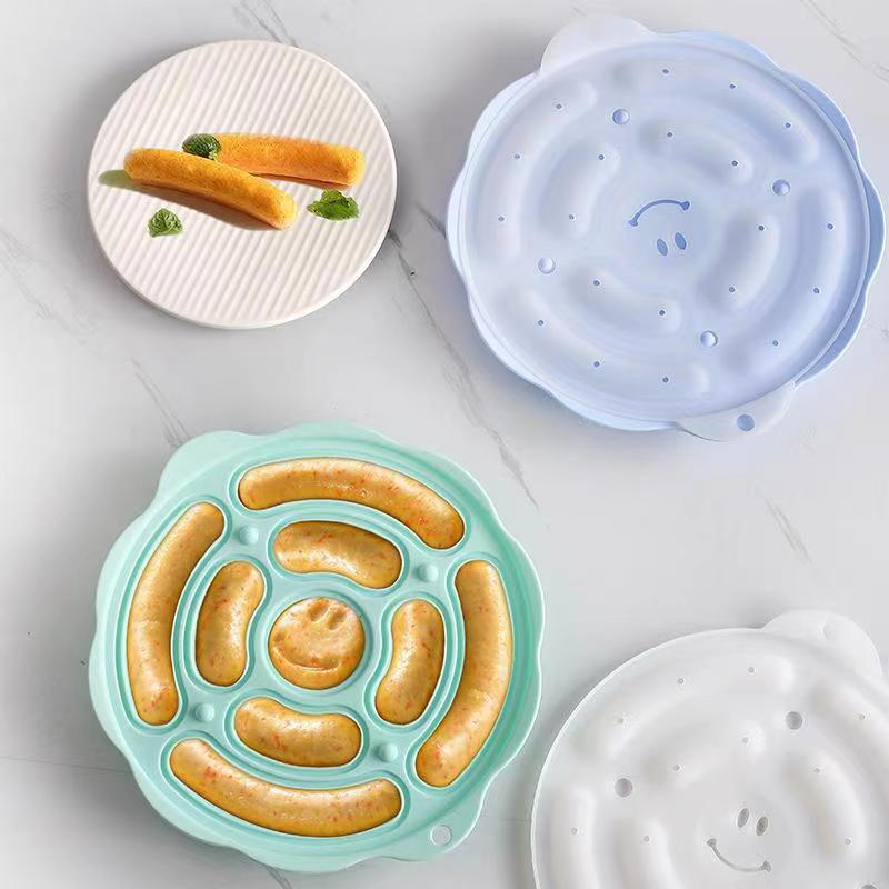 Factory recommend food grade silicone hot dog sausage mold homemade hot dog sausage baby food supplement baking mold high temperature resistance