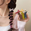 Cute hair rope with bow, advanced telephone, new collection